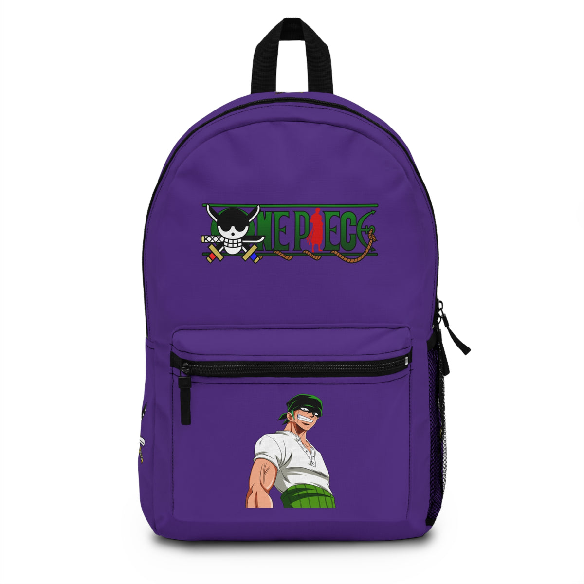 Roronoa Zoro One Piece Anime Backpack Purple 🗡️