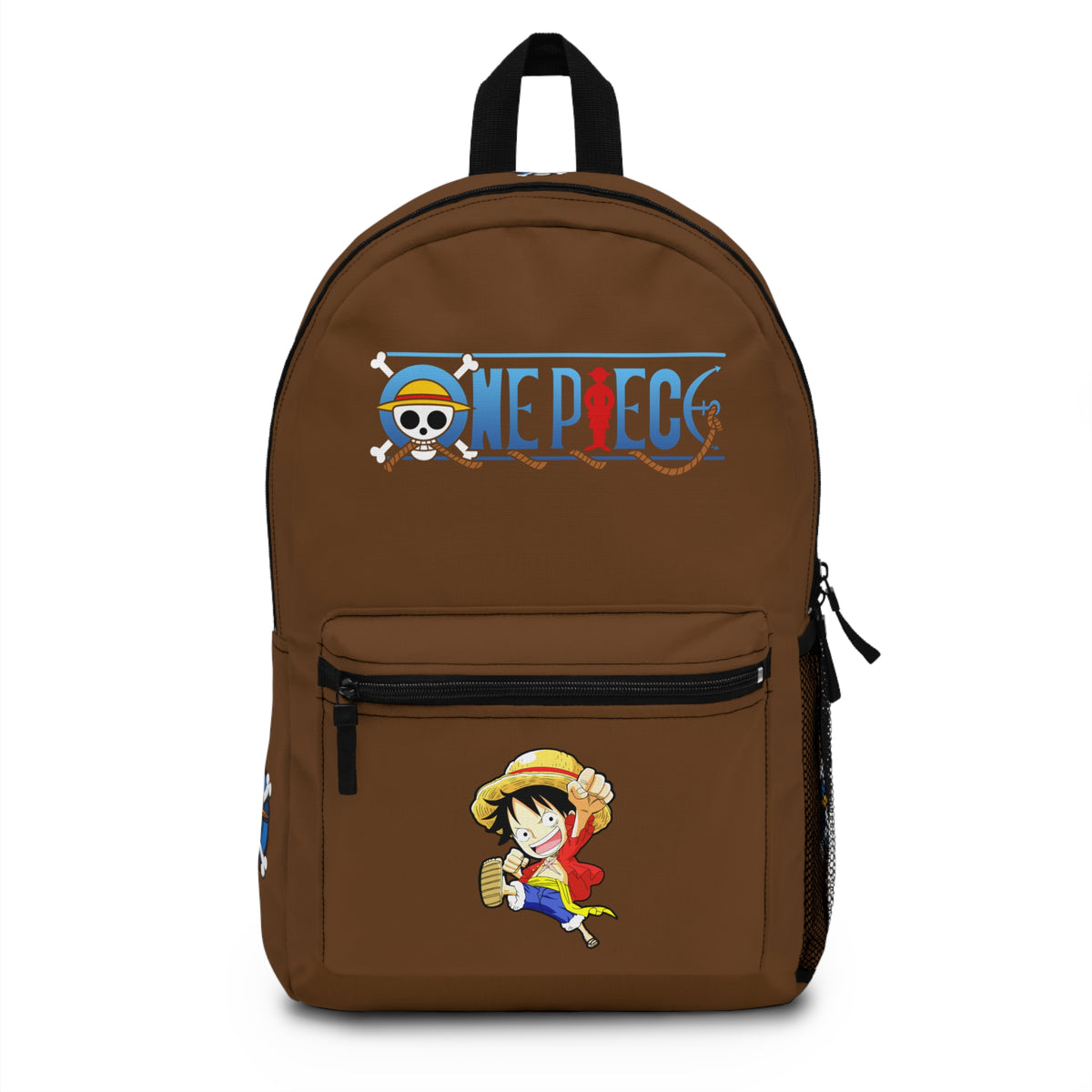 Monkey D. Luffy One Piece Anime Backpack Brown 🏴‍☠️