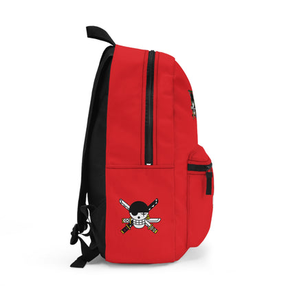 Roronoa Zoro One Piece Anime Backpack Red 🗡️