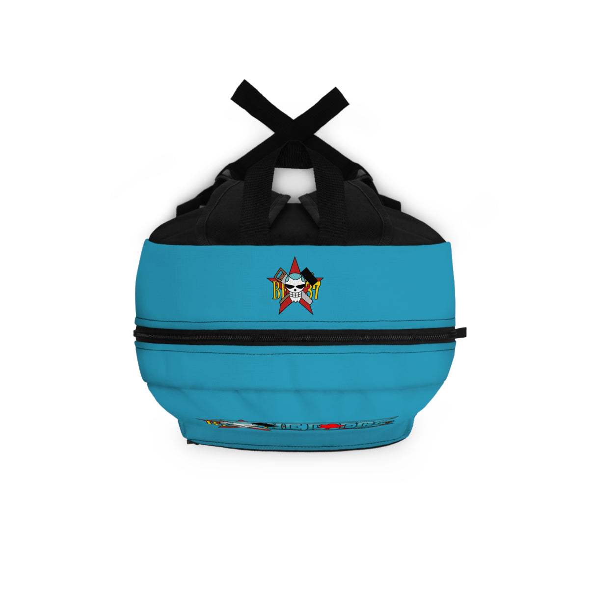 Franky One Piece Anime Backpack Turquoise 🔧