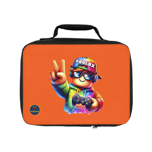 Vibrant Roblox Lunch Box Orange 🌈 🎮🎒