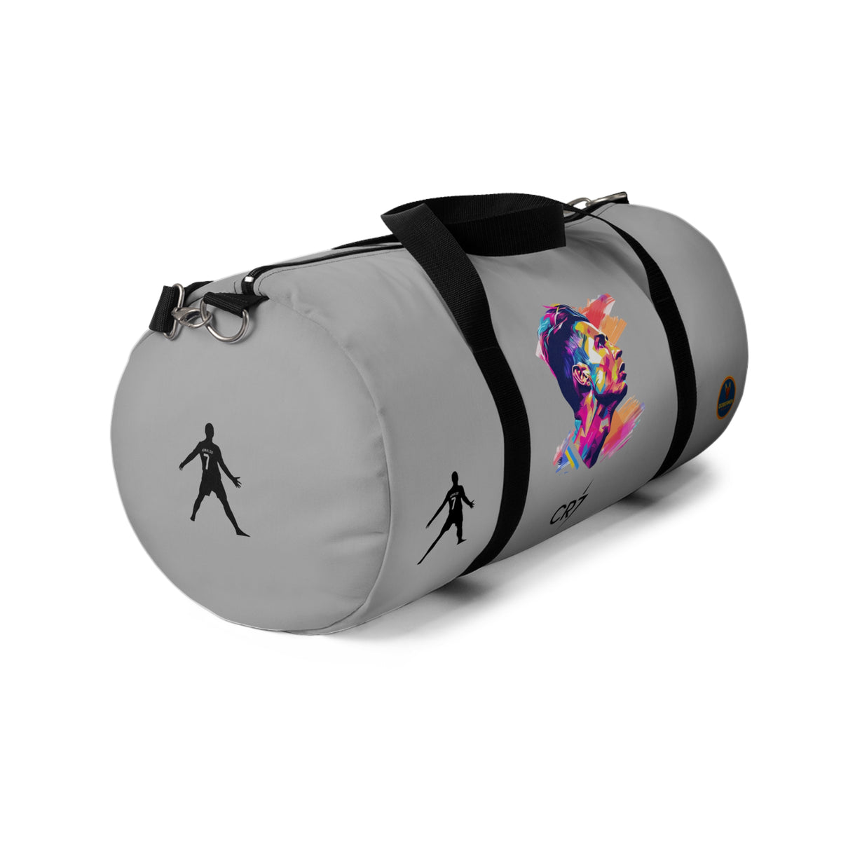 Premium Cristiano Ronaldo Duffel Bag Light grey 🏆⚽