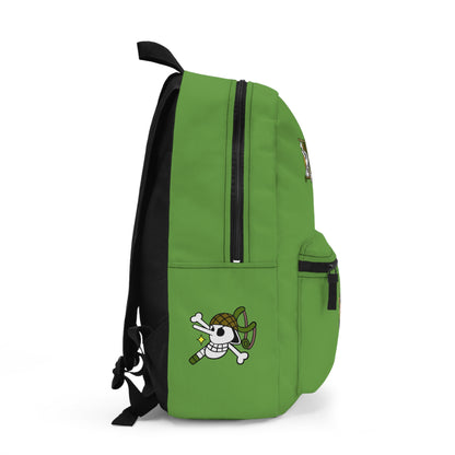 Usopp One Piece Anime Backpack Green 🎯