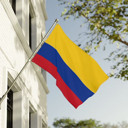 Colombian Tricolor Double-Sided Outdoor Flag — Yellow Blue Red Garden Banner
