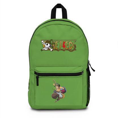 Usopp One Piece Anime Backpack Green 🎯