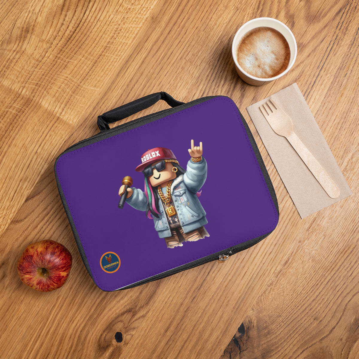 Insulated Roblox Lunch Tote Purple🎮✨ ⚡