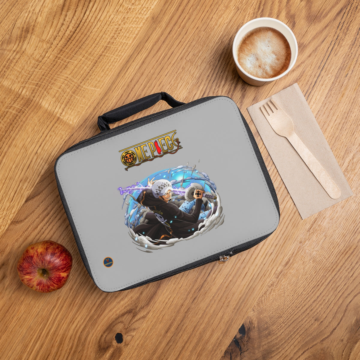 Trafalgar D. Water Law One Piece Anime Lunch Bag Light grey 🍱