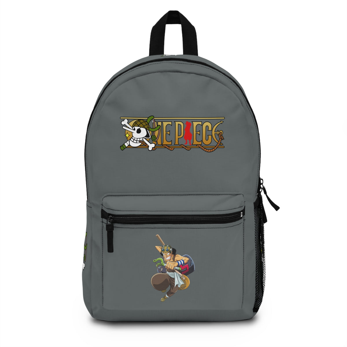 Usopp One Piece Anime Backpack Dark grey 🎯