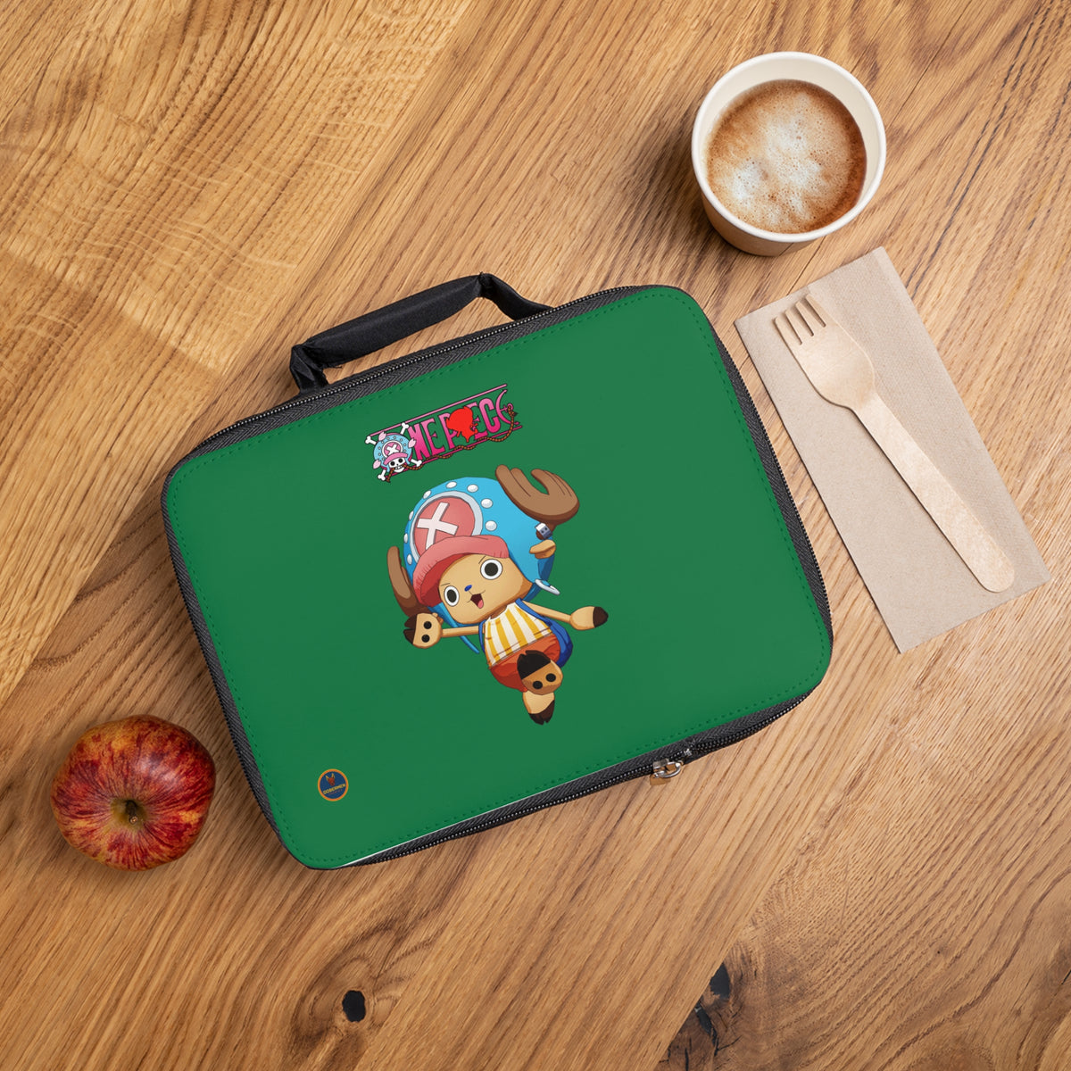 Tony Tony Chopper One Piece Anime Lunch Bag Dark green 🍱