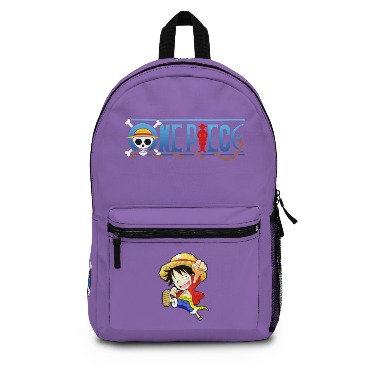 Monkey D. Luffy One Piece Anime Backpack Light purple 🏴‍☠️