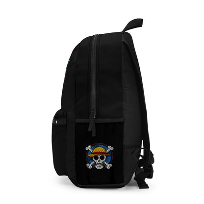 Monkey D. Luffy One Piece Anime Backpack Black 🏴‍☠️