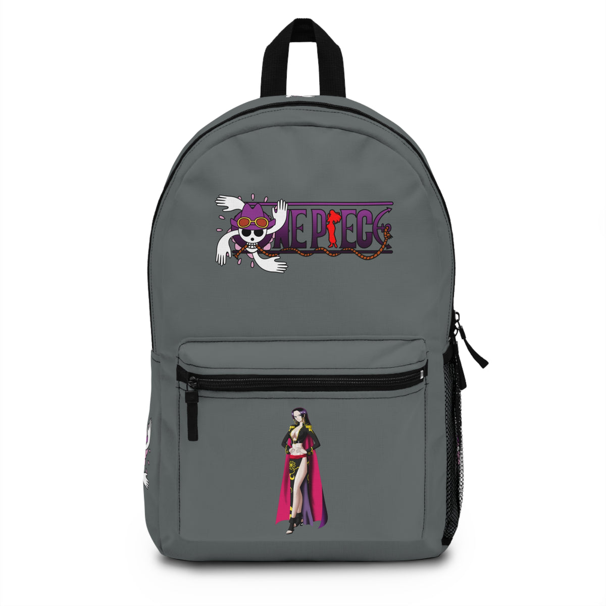 Nico Robin One Piece Premium Anime Backpack Dark grey 🎒