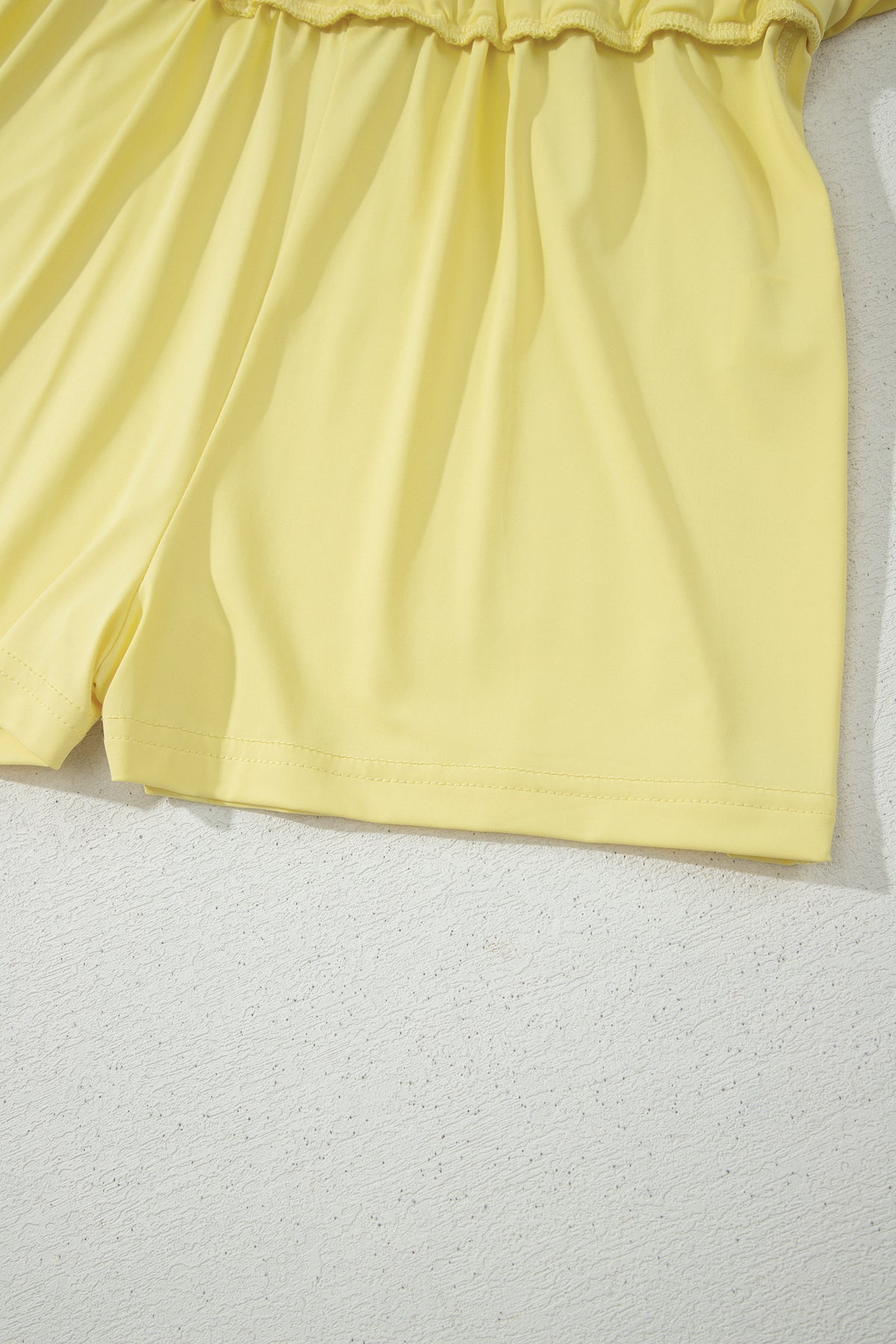 Sky Blue Drawstring Elastic Waistband Lined Tennis Skorts