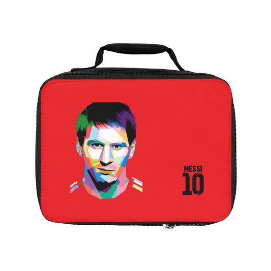 Lionel Messi LM10 Thermal Lunch Bag Red ⚽🥶