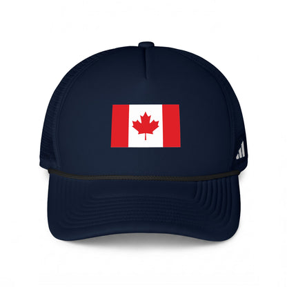 Canada Flag Trucker Hat — Embroidered Maple Leaf Cap