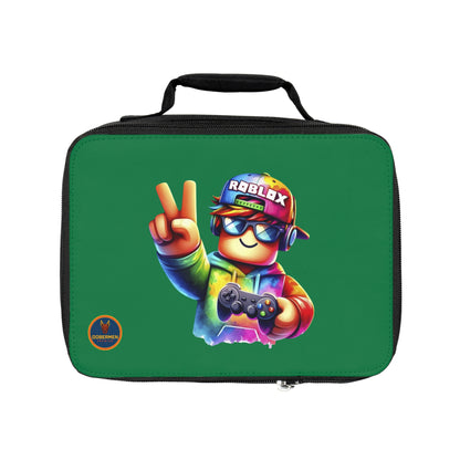 Vibrant Roblox Lunch Box Dark green 🌈 🎮🎒