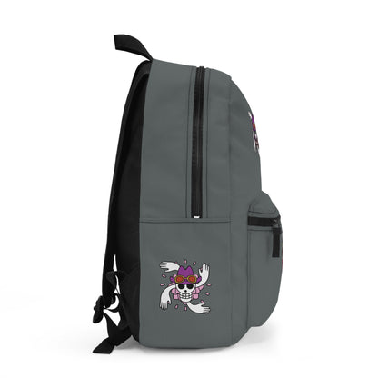 Nico Robin One Piece Premium Anime Backpack Dark grey 🎒