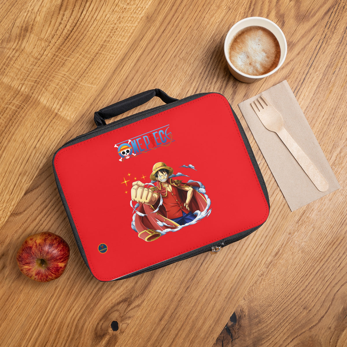 Monkey D. Luffy One Piece Anime Lunch Bag Red 🍱