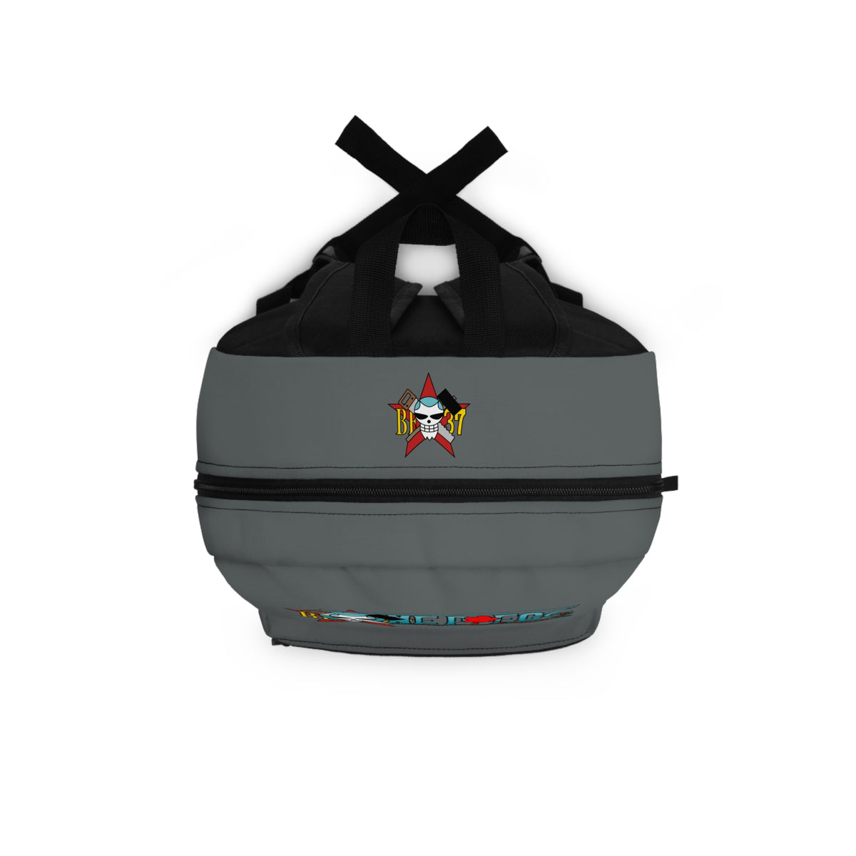 Franky One Piece Anime Backpack Dark grey 🔧