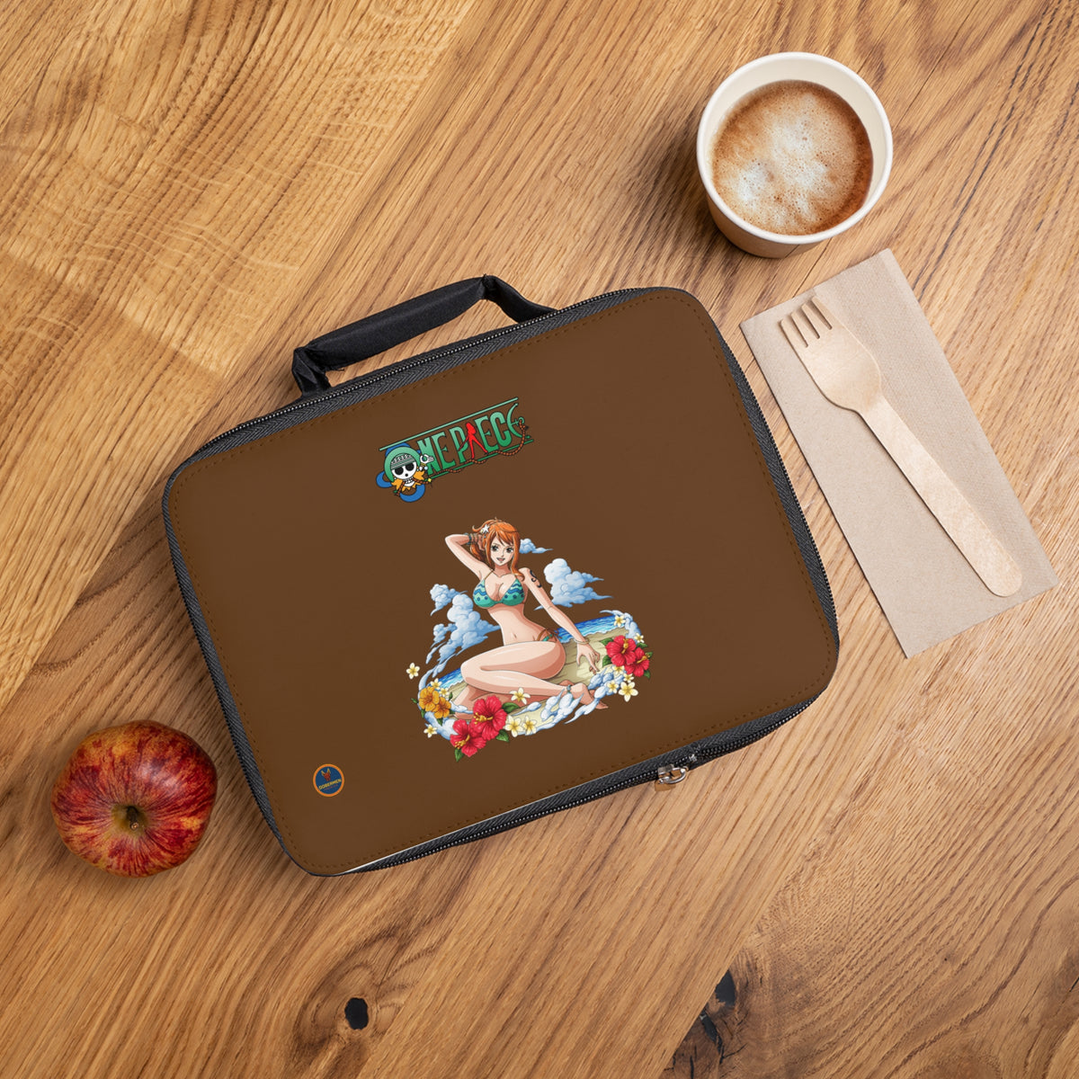 Nami One Piece Anime Lunch Bag Brown 🍱