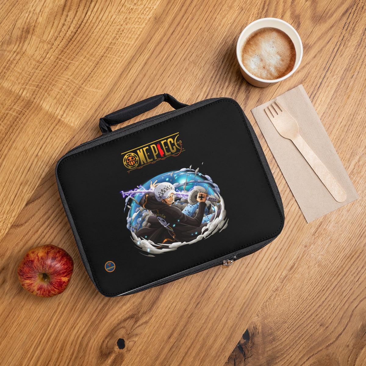 Trafalgar D. Water Law One Piece Anime Lunch Bag Black 🍱