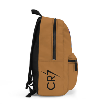 Cristiano Ronaldo CR7 School Backpack Light brown 🎒⚽