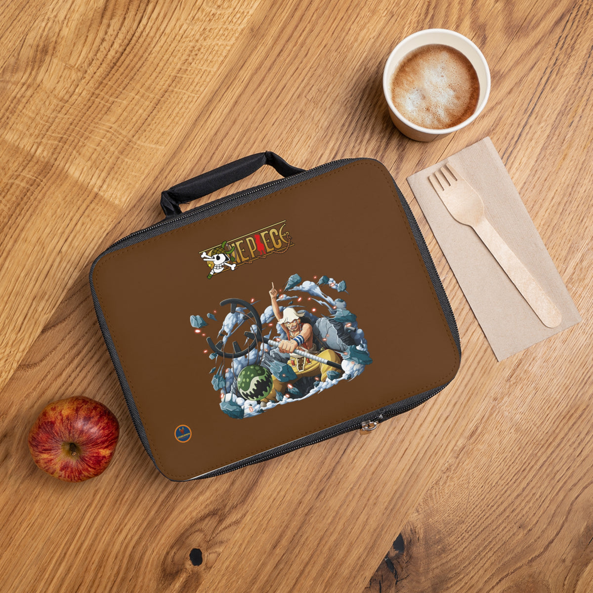 Usopp One Piece Anime Lunch Bag Brown 🍱