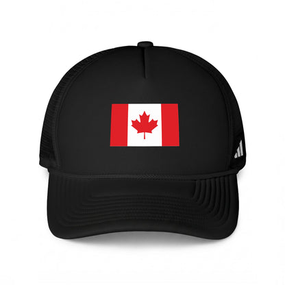 Canada Flag Trucker Hat — Embroidered Maple Leaf Cap