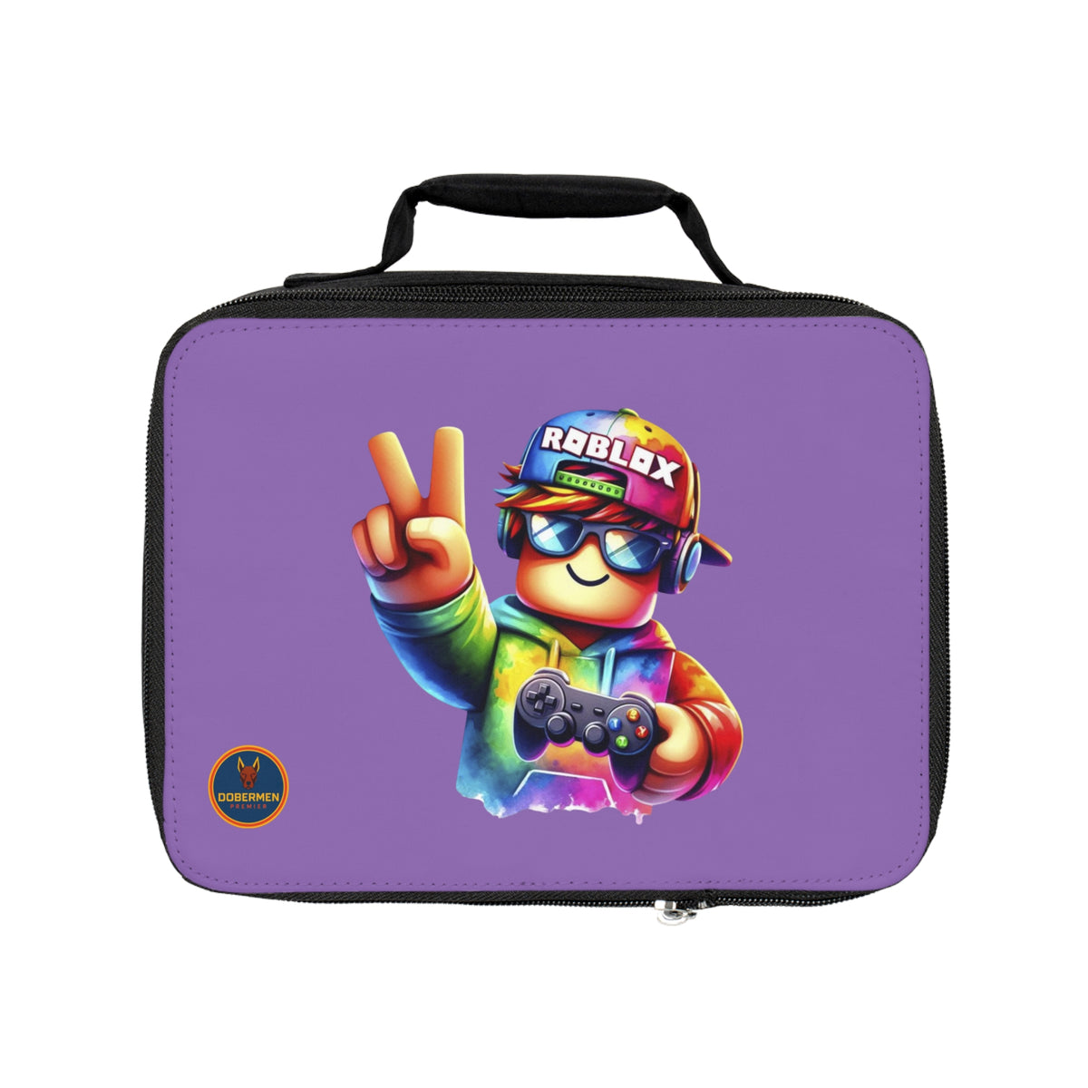 Vibrant Roblox Lunch Box Light purple 🌈 🎮🎒
