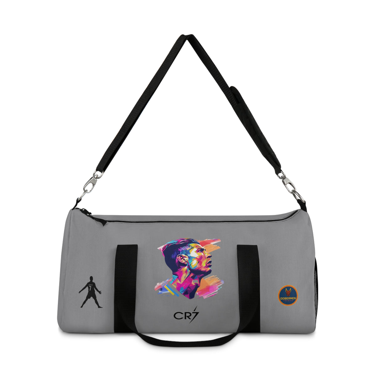 Premium Cristiano Ronaldo Duffel Bag Grey 🏆⚽