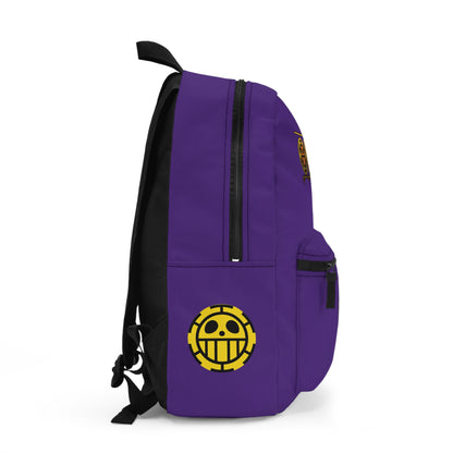 Trafalgar D. Water Law One Piece Anime Backpack Purple ⚓