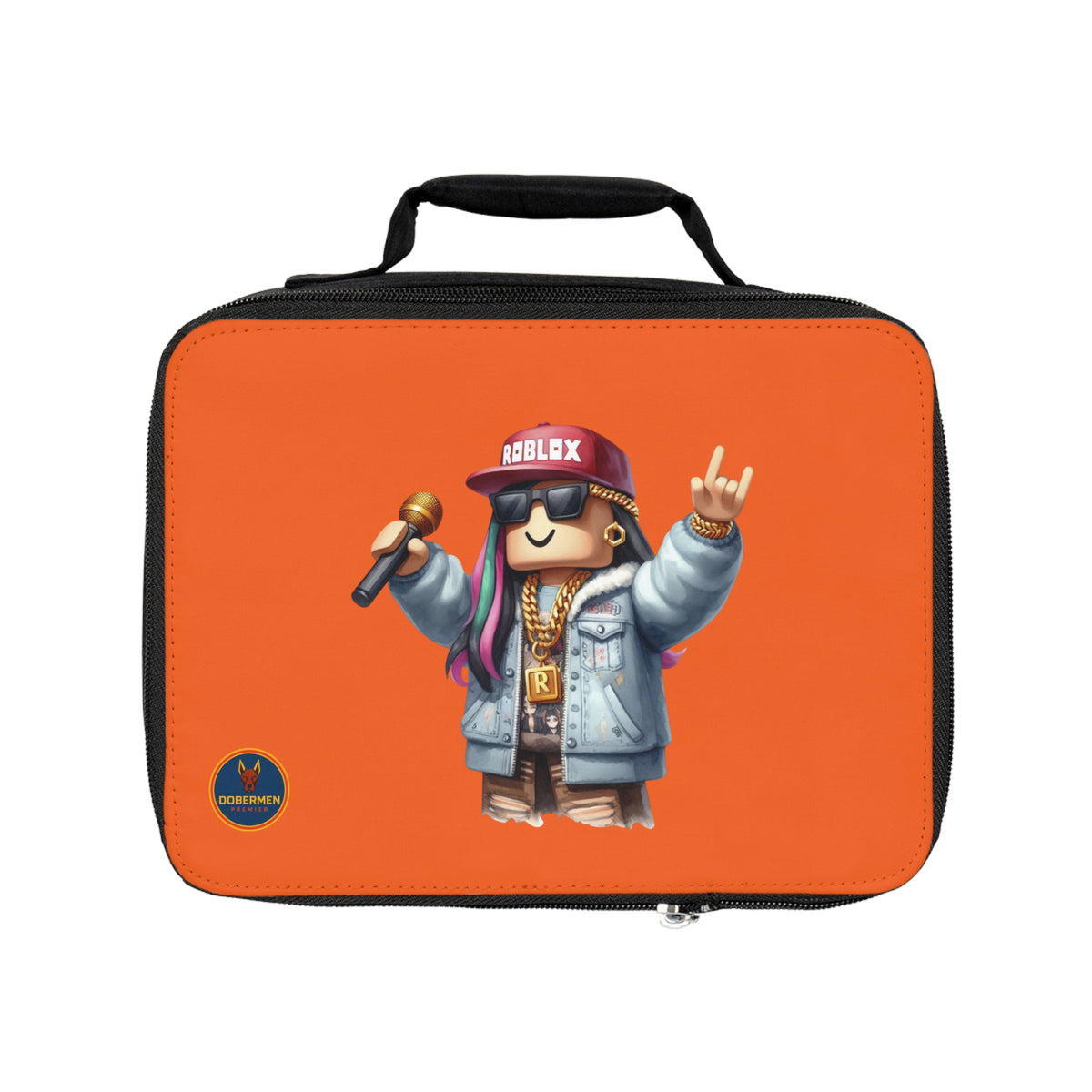 Insulated Roblox Lunch Tote Orange 🎮✨⚡
