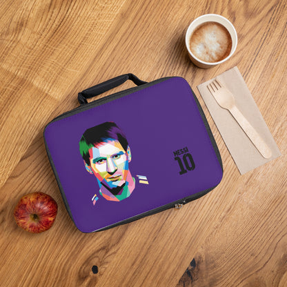 Lionel Messi LM10 Thermal Lunch Bag Purple ⚽🥶