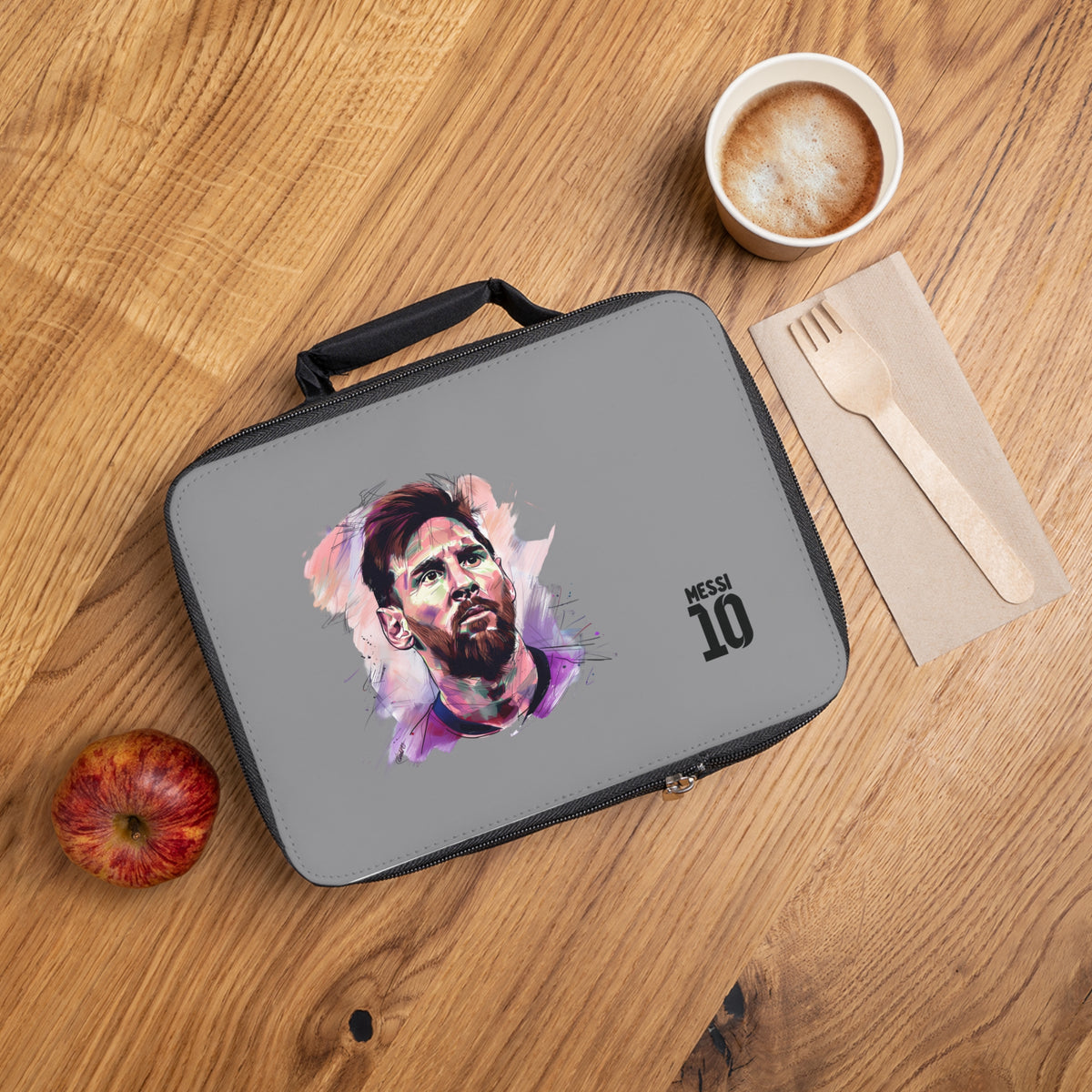 Lionel Messi LM10 Lunch Bag Grey ⚽🥇