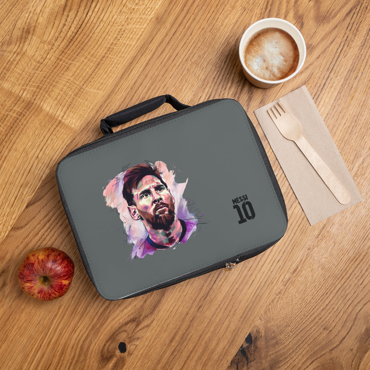 Lionel Messi LM10 Lunch Bag Dark grey ⚽🥇
