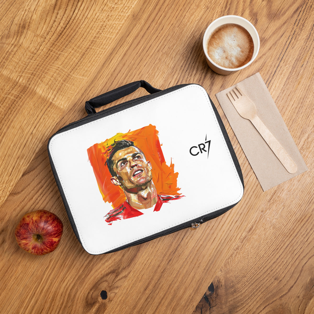 CR7 Cristiano Ronaldo Lunch Bag White ⚽🥇