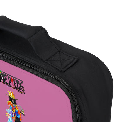 Brook One Piece Anime Lunch Bag Light pink 🍱