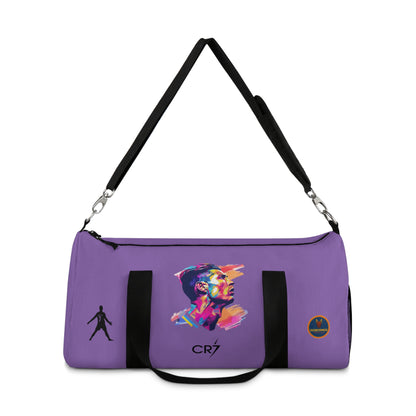 Premium Cristiano Ronaldo Duffel Bag Light purple 🏆⚽