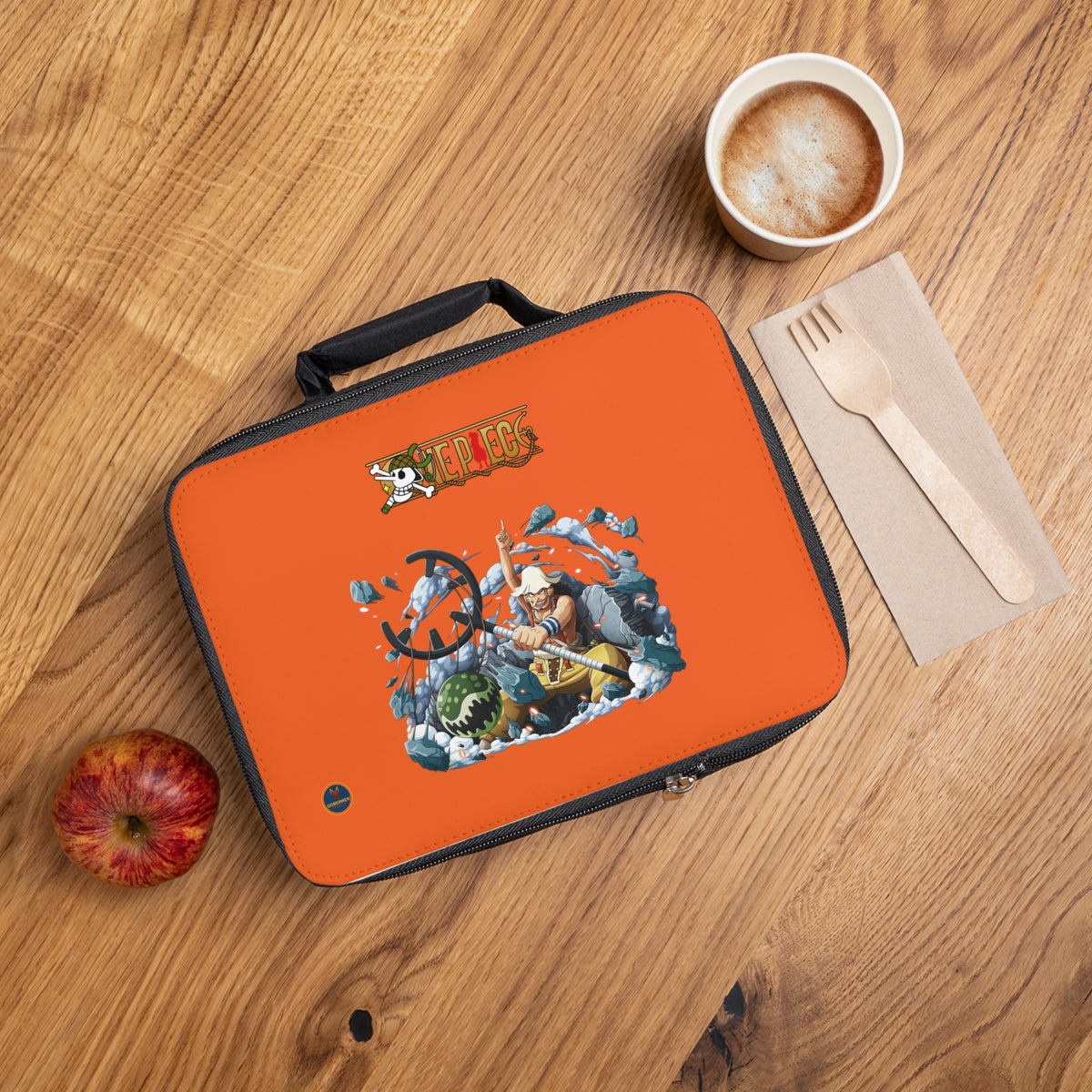 Usopp One Piece Anime Lunch Bag Orange 🍱