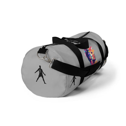 Premium Cristiano Ronaldo Duffel Bag Light grey 🏆⚽