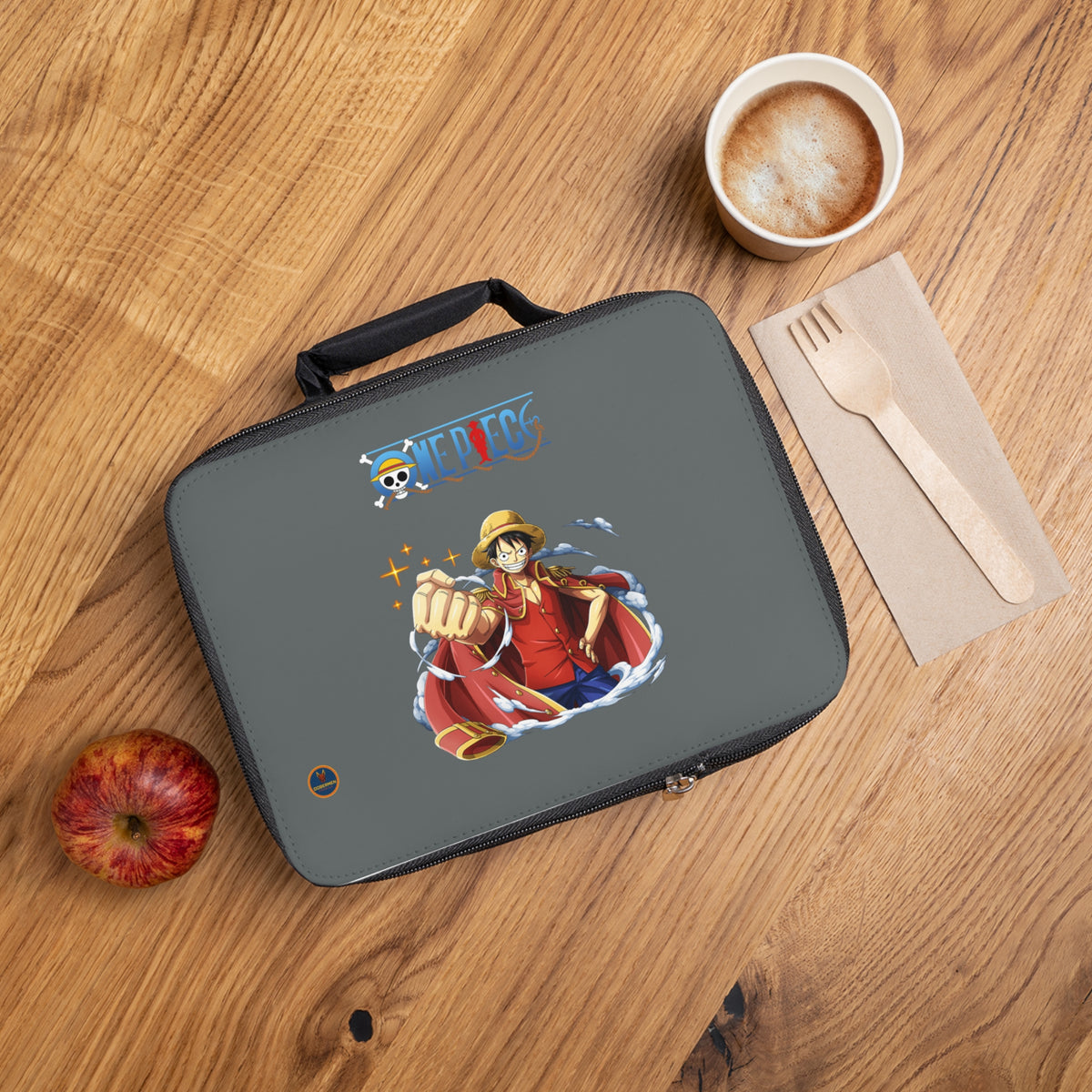Monkey D. Luffy One Piece Anime Lunch Bag Dark grey 🍱