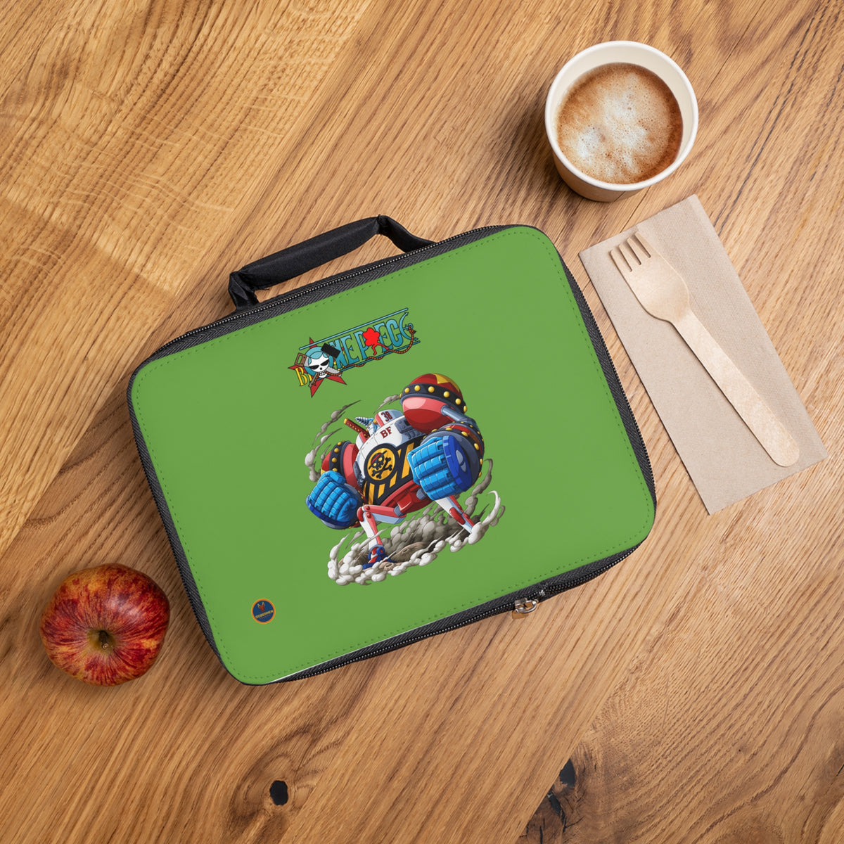 Franky One Piece Anime Lunch Bag Green 🍱