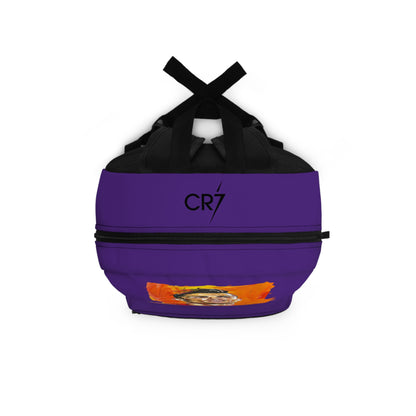 Cristiano Ronaldo CR7 Backpack Purple ⚽🎒