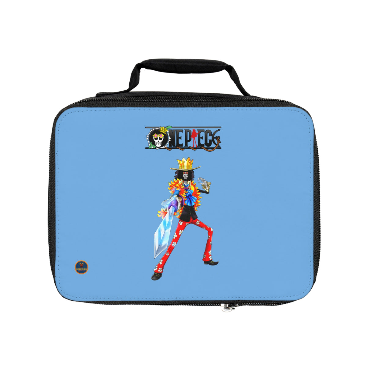 Brook One Piece Anime Lunch Bag Light blue 🍱