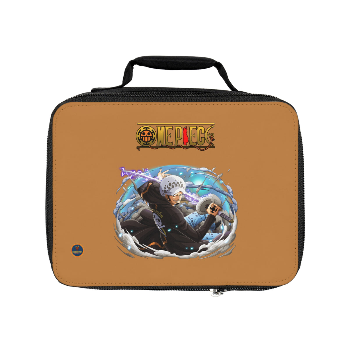 Trafalgar D. Water Law One Piece Anime Lunch Bag Light brown 🍱