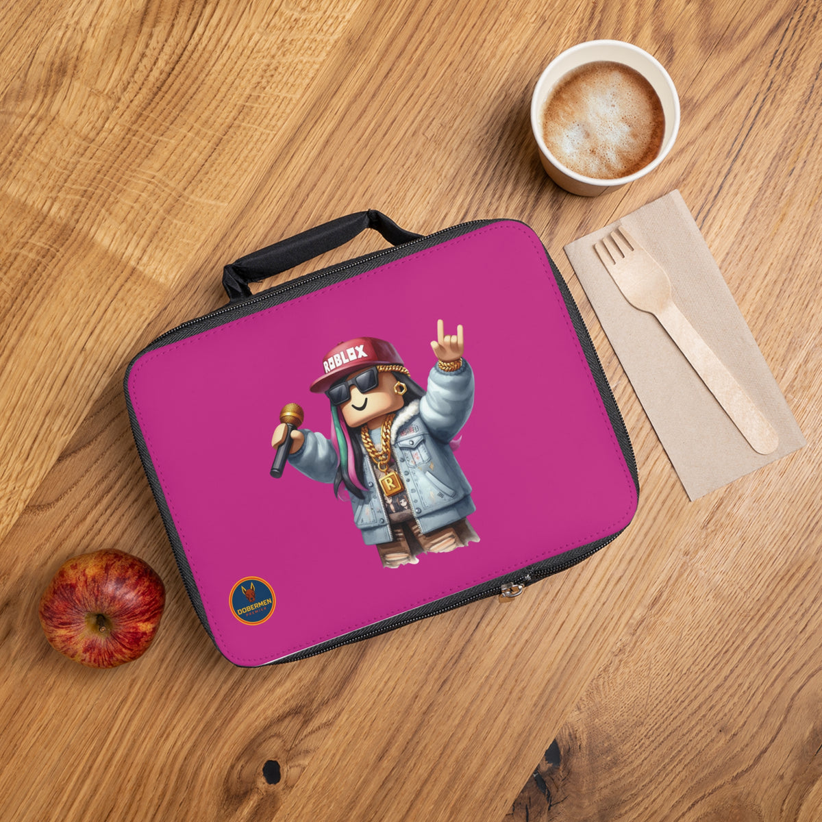 Insulated Roblox Lunch Tote Pink 🎮✨ ⚡