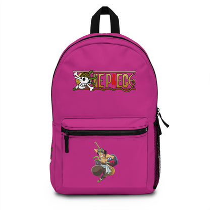 Usopp One Piece Anime Backpack Pink 🎯