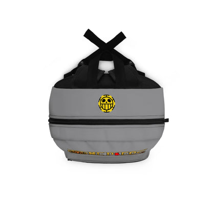 Trafalgar D. Water Law One Piece Anime Backpack Grey ⚓