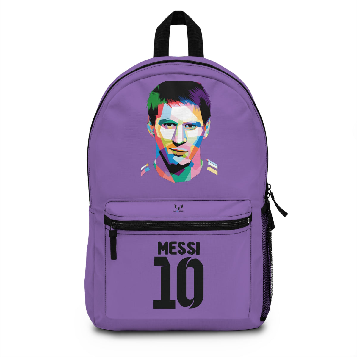 Leo Messi School Backpack for Boys Light purple 🎒🏆 ⚽