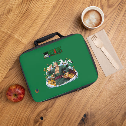 Roronoa Zoro One Piece Anime Lunch Bag Dark green 🍱